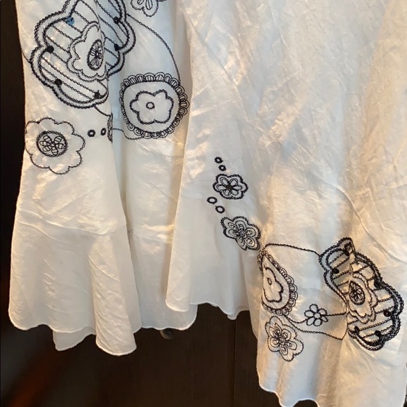 Sunny Leigh White Summer Skirt - Picture 3 of 8